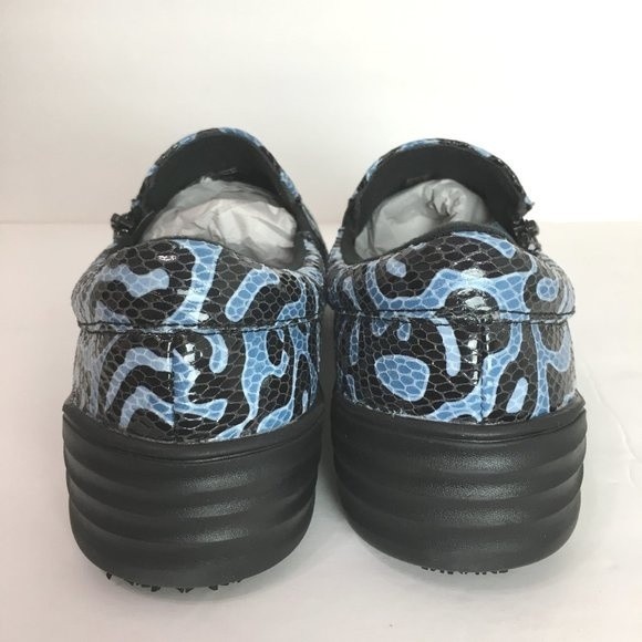 Spring Step Professional Ispie Winwood Black Blue Snake Print Shoes Women's 9 - Picture 8 of 14